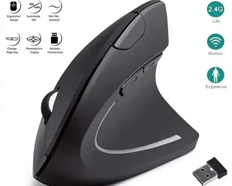 ErgoMouse™ – Mouse verticale ergonomico wireless