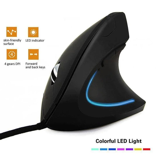 ErgoMouse™ – Mouse verticale ergonomico cablato USB